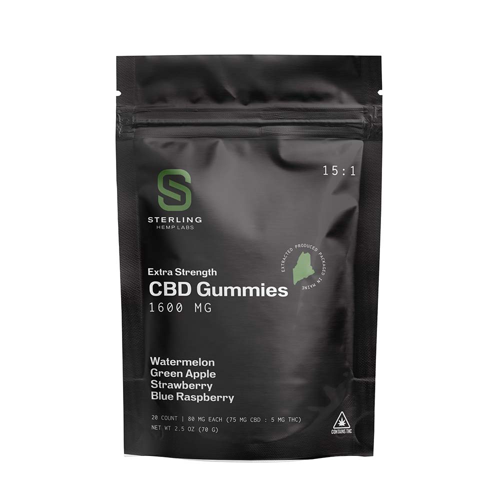 75mg CBD 5mg THC Gummies 20 Count