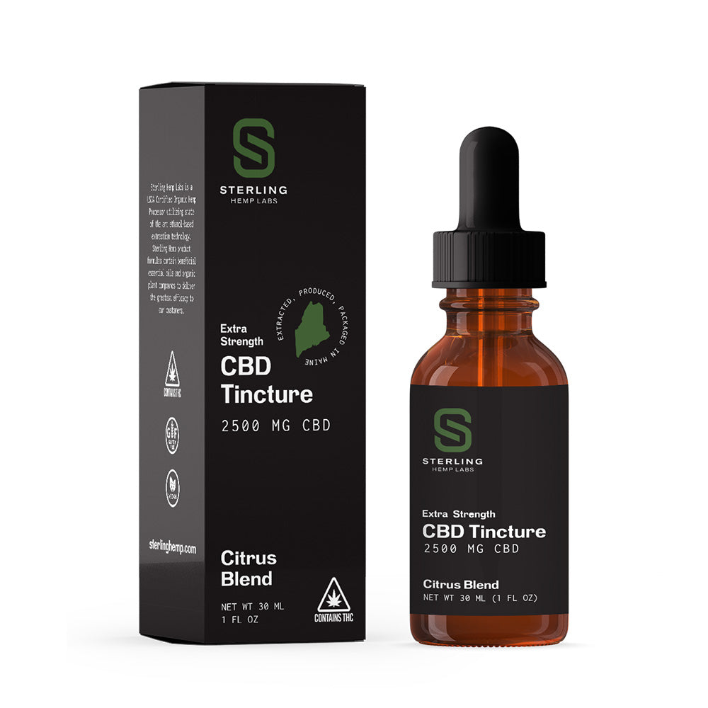 Extra-Strength CBD Tincture - 2500MG CBD - Citrus