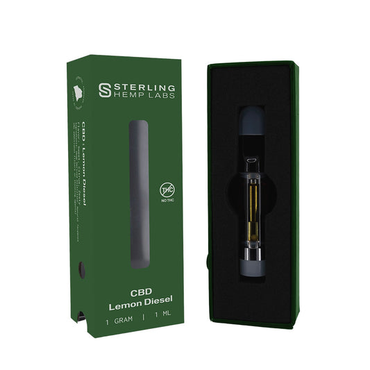 CBD Vape Cartridge - Lemon Diesel - 1 gram