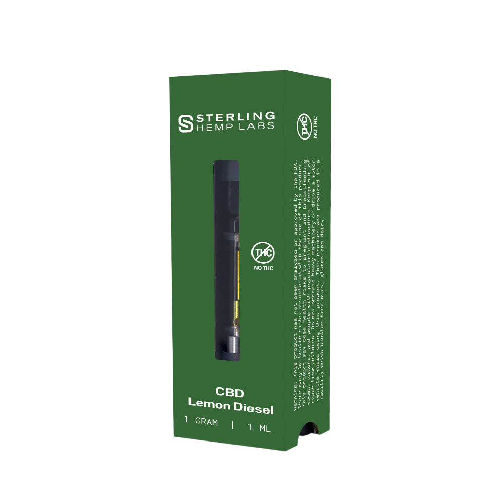 CBD Vape Cartridge - Lemon Diesel - 1 gram